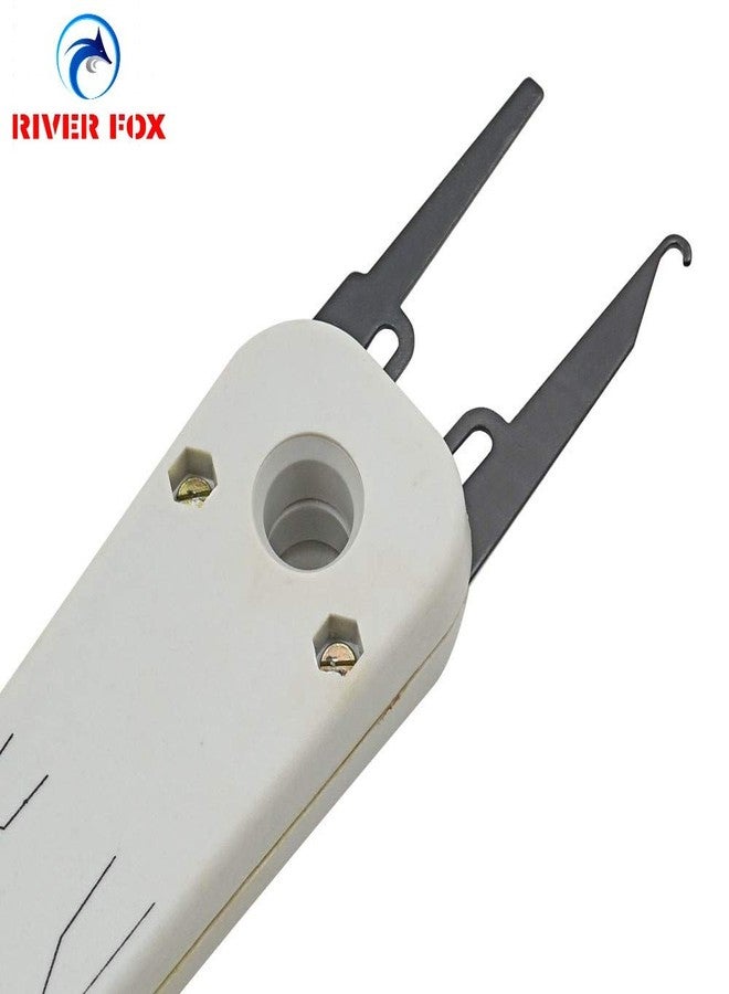 RIVER FOX Punch Down Tool for Network Cable CAT5E CAT6 RJ45 RJ11 - Low-Impact Punch, Cushioned Grip, Durable Construction, Precision Cutting, High-Speed Installation - Image 3